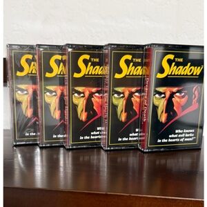 THE SHADOW 5 Cassettes of 10 Original Radio Broadcasts Collection.